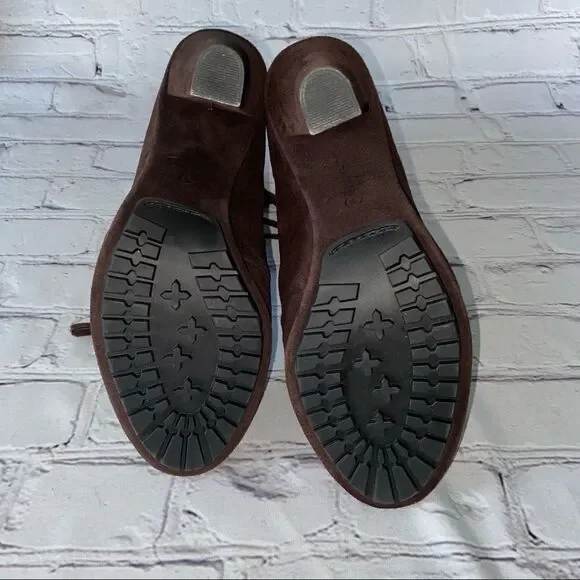 ALL SAINTS Grimsby Brown Suede Lace Up Boot NWOB Size 8 - Picture 6 of 9